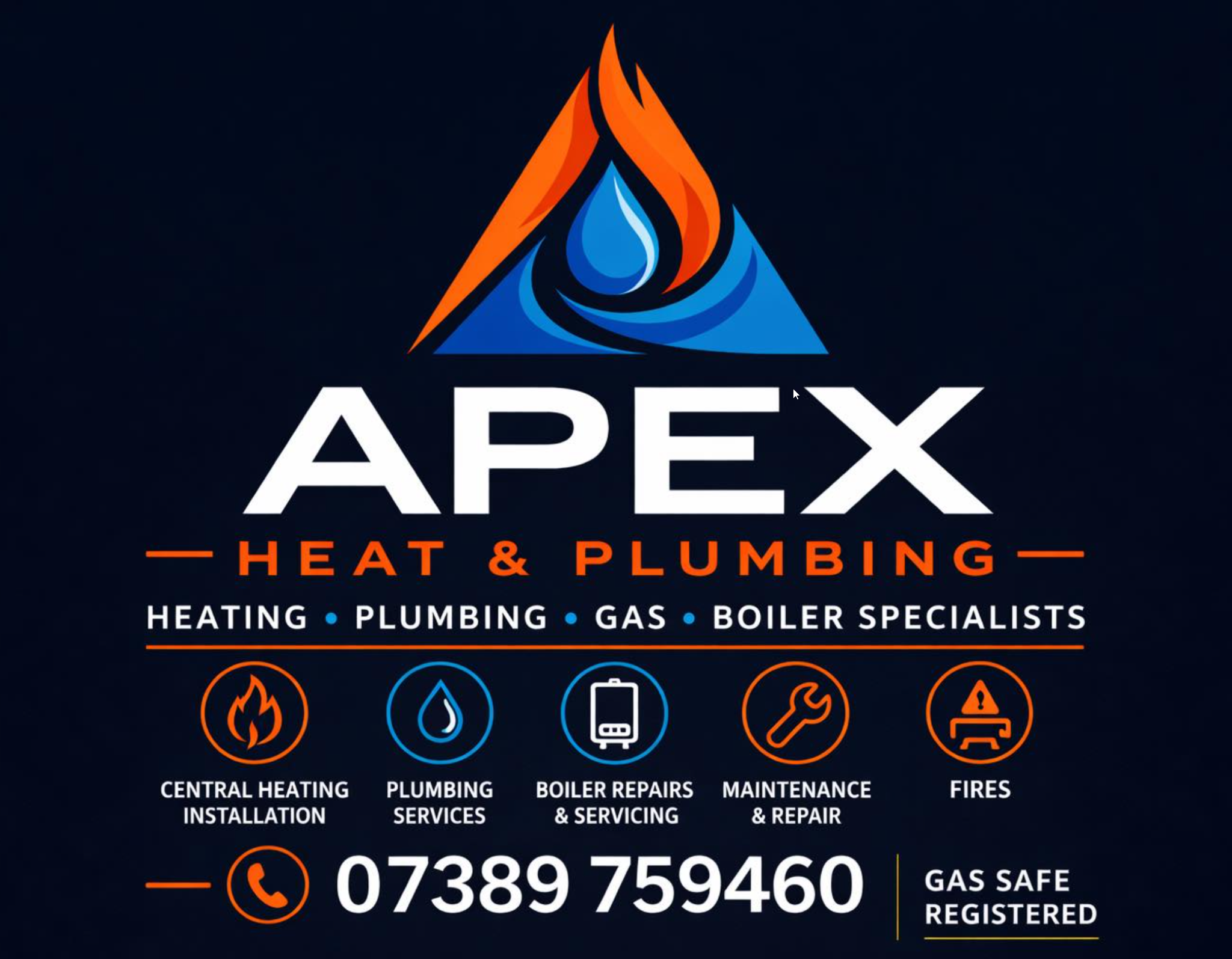 APEX Heat & Plumbing logo
