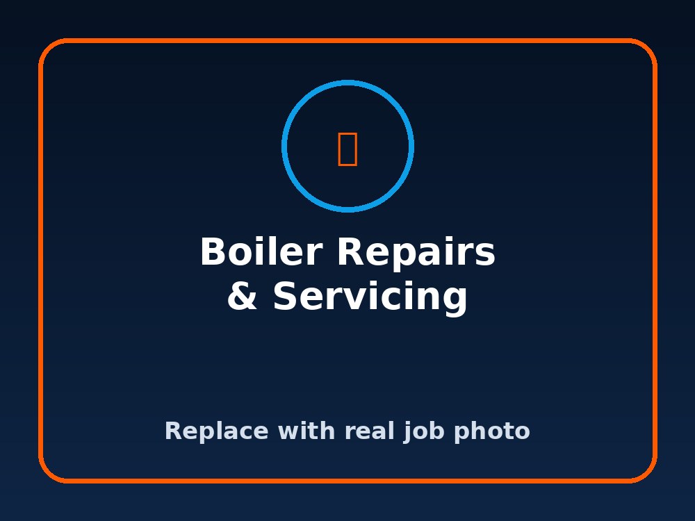 Boiler servicing work by APEX Heat & Plumbing